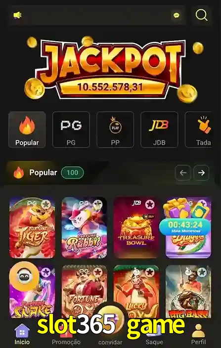 Promoções Especiais no slot365 game App